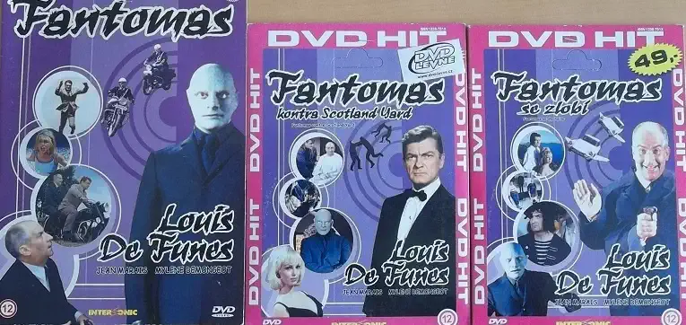 Kolekce Fantomas 3DVD