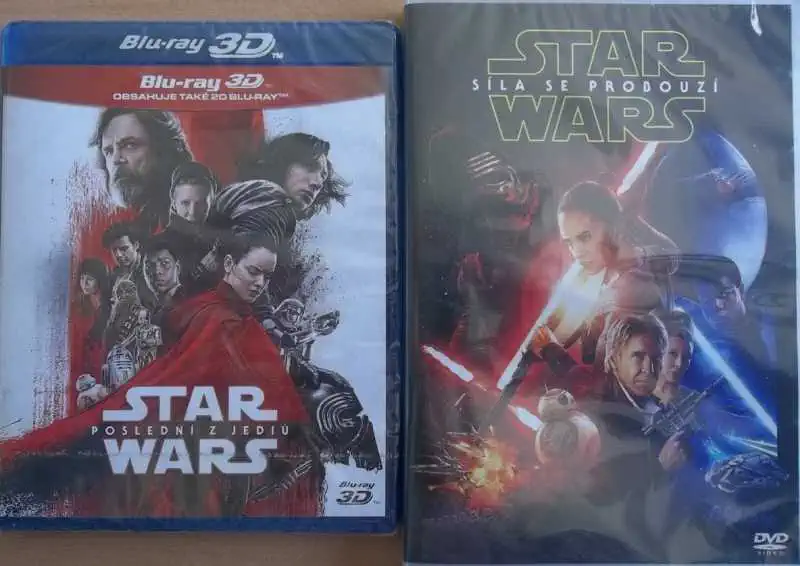 Star Wars: Poslední z Jediů 3BD (3D+2D+bonusový disk) + DVD zdarma