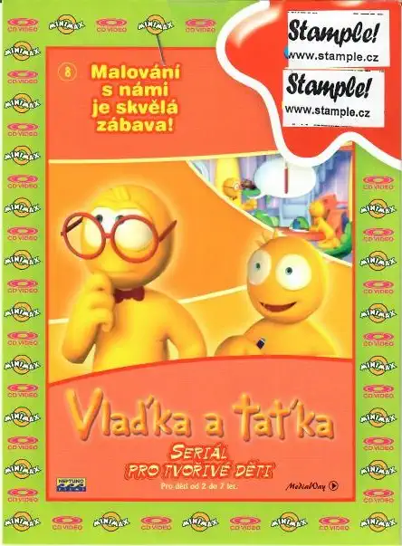 Vlaďka a taťka 8 - DVD pošetka - bazarové zboží 