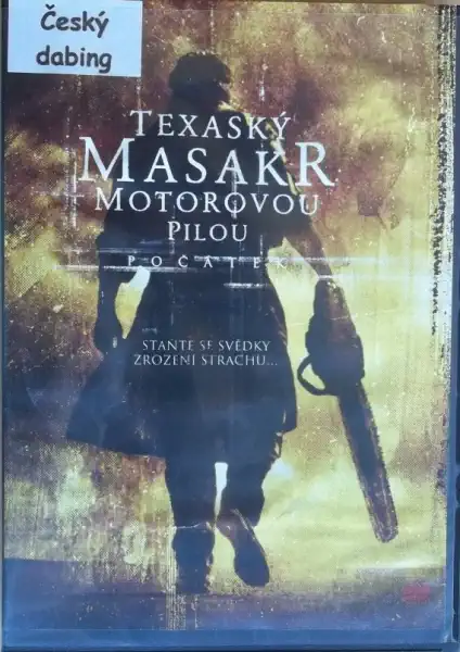 Texaský masakr motorovou pilou: Počátek ( plast ) DVD bazarové zboží
