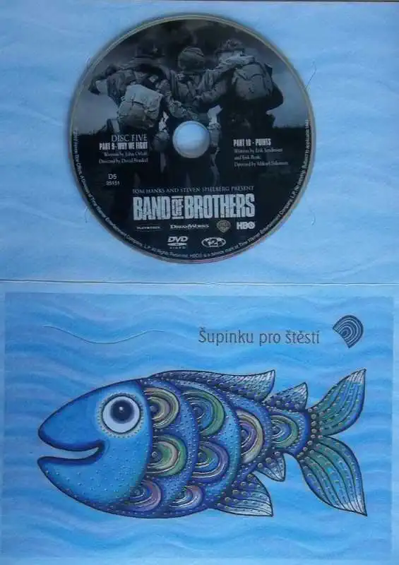 Bratrstvo neohrožených / Band of brothers 9/10 - dárková  obálka (bazarové zboží) DVD