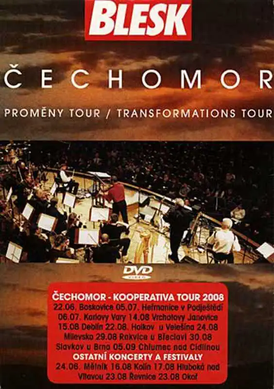 Čechomor - Proměny Tour - DVD pošetka - bazarové zboží 