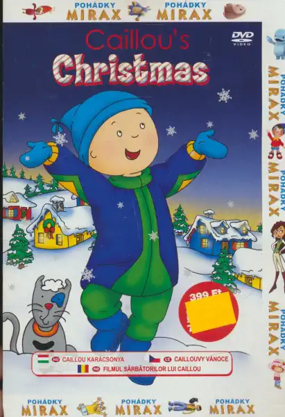 Caillou´s Christmas - Caillouvy vánoce  - DVD pošetka /bazarové zboží/
