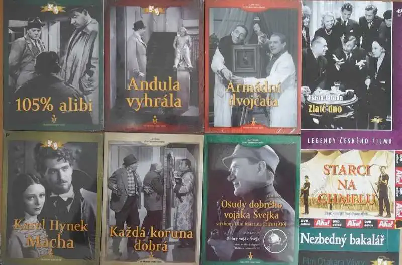 Kolekce starý český film 8. - 6DVD + 3DVD dárek