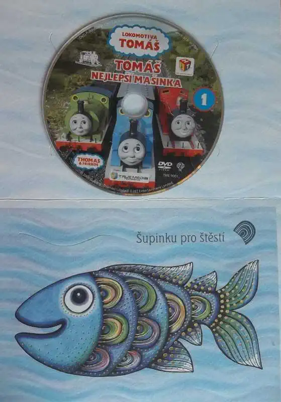 Lokomotiva Tomáš nejlepší mašinka- DVD (dárková obálka)