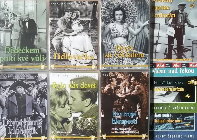 Kolekce starý český film 19. - 6DVD plast + 4DVD dárek
