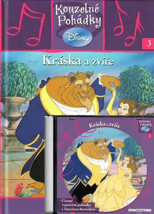 Kouzelné pohádky Disney 3. - Kráska a zvíře + CD - bazarové zboží