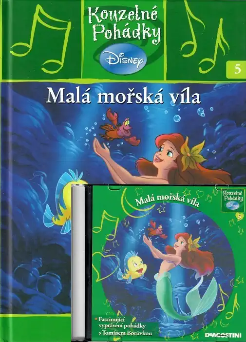 Kouzelné pohádky Disney 5. Malá mořská víla + CD - bazarové zboží