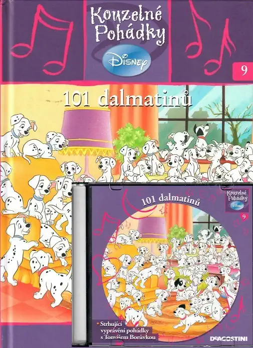 Kouzelné pohádky Disney 9. - 101 dalmatinů + CD - bazarové zboží