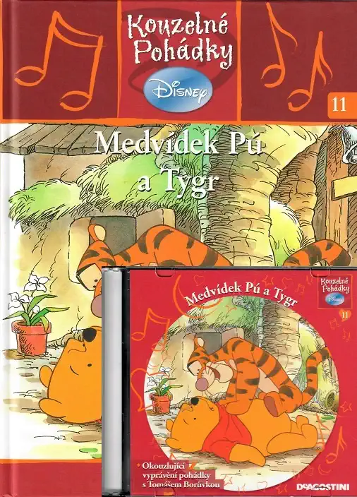 Kouzelné pohádky Disney 11. - Medvídek Pú a Tygr + CD - bazarové zboží