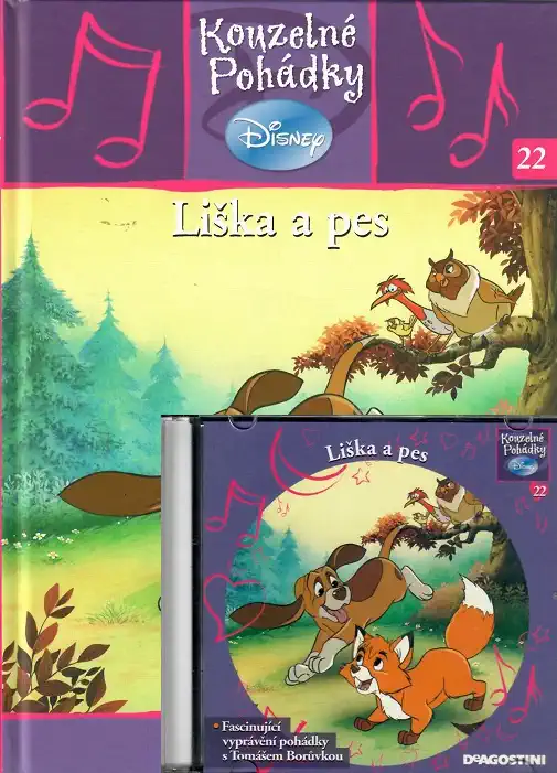 Kouzelné pohádky Disney 22. - liška a pes + CD
