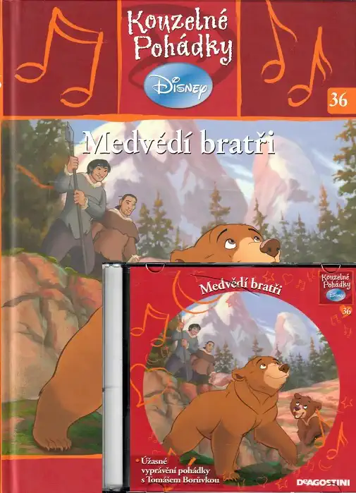 Kouzelné pohádky Disney 36. - Medvědí bratři + CD - bazarové zboží