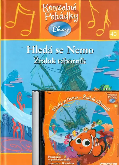 Kouzelné pohádky Disney 40. - Hledá se Nemo. Žralok táborník + CD - bazarové zboží
