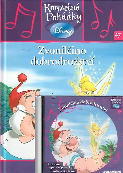 Kouzelné pohádky Disney 47. - Zvonilčino dobrodružství + CD - bazarové zboží