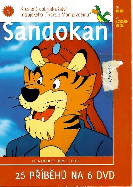 Sandokan 1 - papírová pošetka DVD /bazarové zboží/