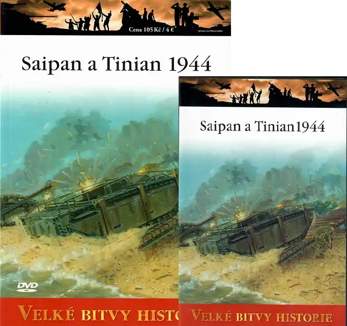Velké bitvy historie 50 - Saipan a Tinian 1944 (časopis + DVD)
