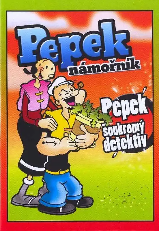 Pepek námořník - Pepek soukromý detektiv - DVD pošetka /bazarové zboží/