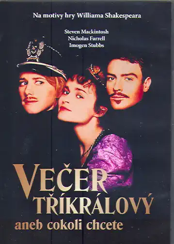 Večer tříkrálový aneb cokoli chcete DVD plast