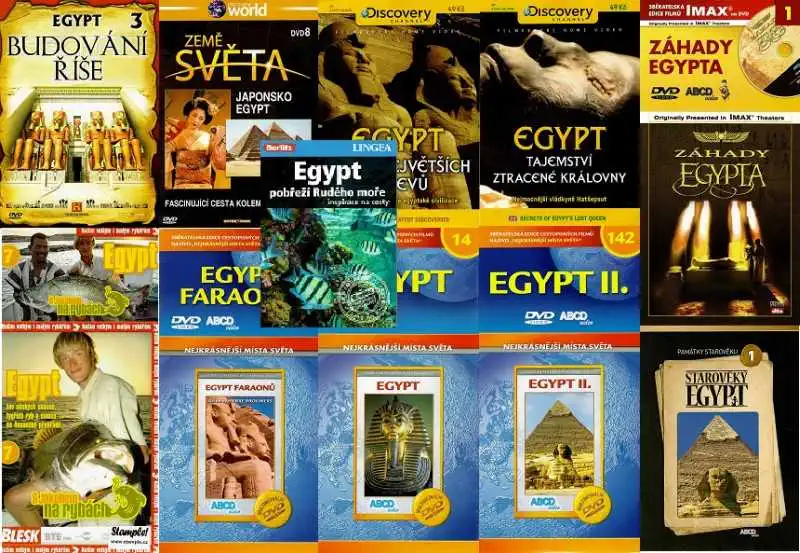 kolekce Egypt ( 1x kniha + 10 DVD )