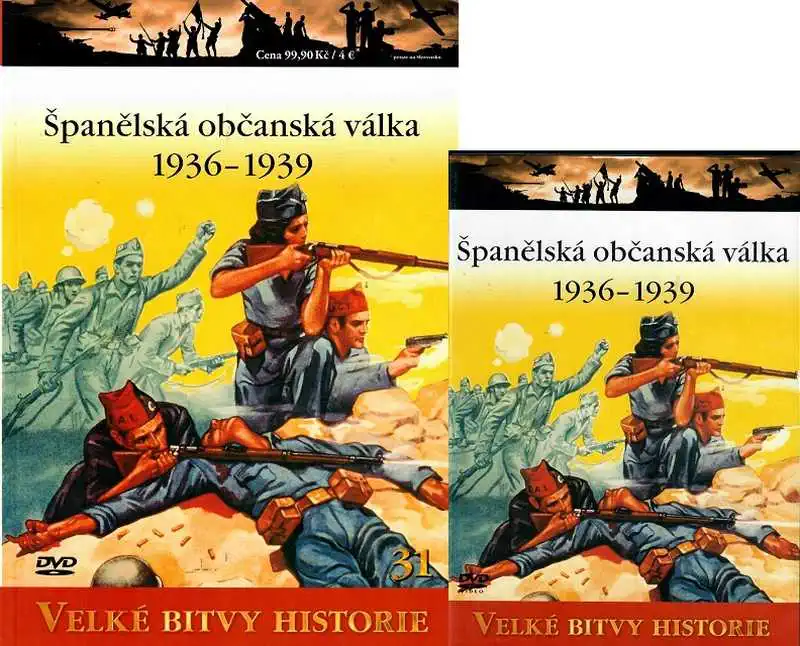 Velké bitvy historie 31 - Španělská občanská válka 1936 - 1939 (časopis + DVD)