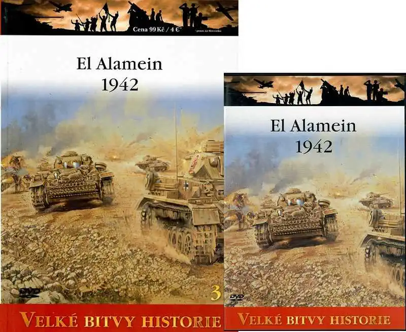 Velké bitvy historie 3 - El Alamein 1942 (časopis + DVD)