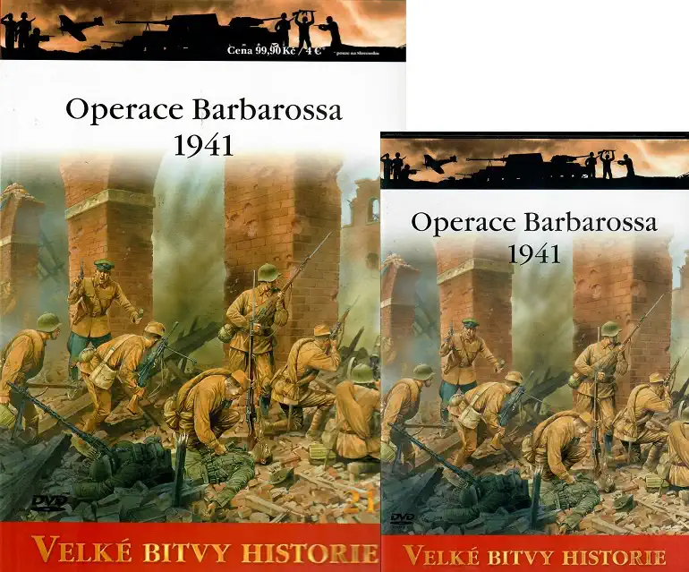 Velké bitvy historie 21 - Operace Barbarossa 1941 (časopis + DVD)