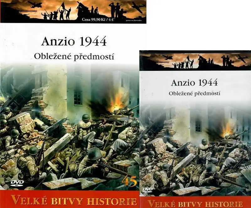 Velké bitvy historie 45 - Anzio 1944 (časopis + DVD)