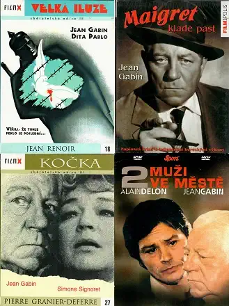 Kolekce Jean Gabin - 4 DVD  