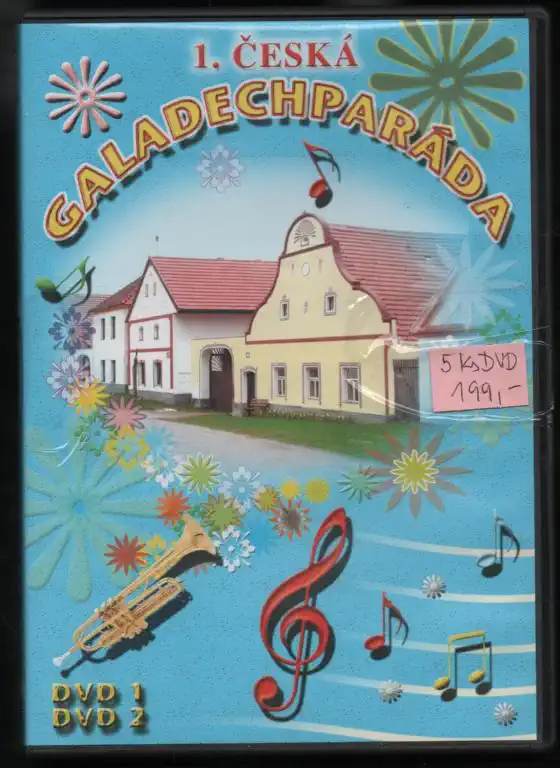 1. Česká Galadechparáda DVD1 a DVD2 plast
