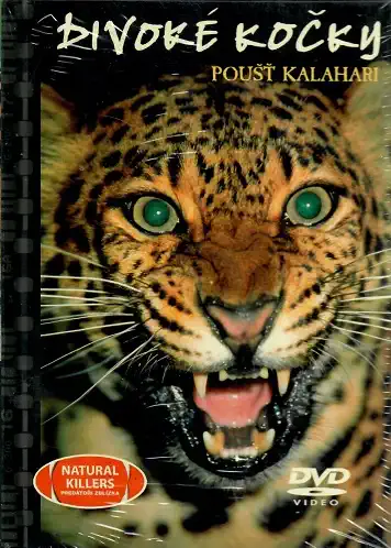 Divoké kočky, poušť Kalahari - DVD+ brožura /bazarové zboží/