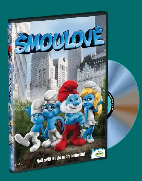 Šmoulové - DVD plast - bazarové zboží 