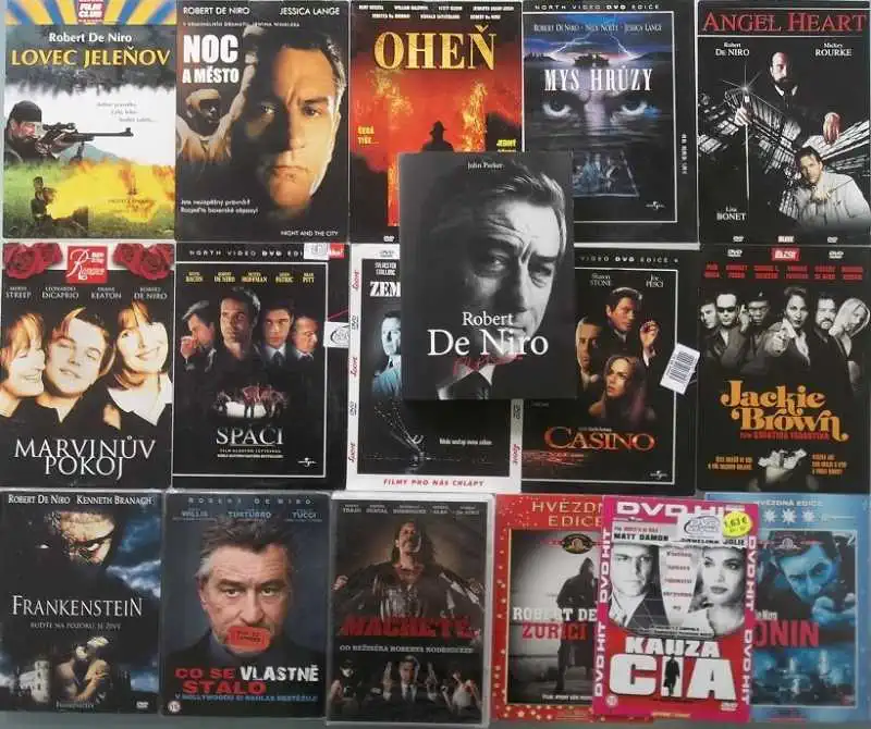 Kolekce Robert de Niro - 1x kniha + 16x DVD 