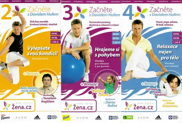 Kolekce Začněte s Davidem Hufem -  3 DVD