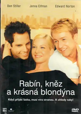Rabín, kněz a krásná blondýna - bazarové zboží plast DVD