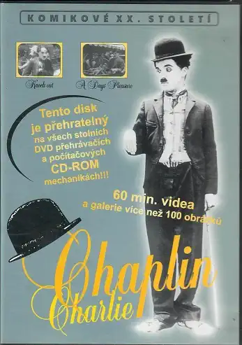Chaplin Charlie - 60 min videa a galerie více než 100 obrázků - bazarové zboží slim DVD