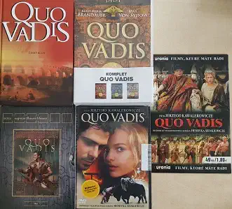 Kolekce Quo Vadis - 6xDVD + 1xkniha bazarová 