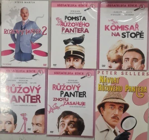 Kolekce Růžový panter - 6 DVD (bazarové zboží)