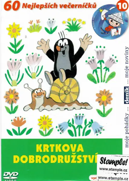 60 večerníčků - 10 - Krtkova dobrodružství 1 ( bazarové zboží) - plast DVD