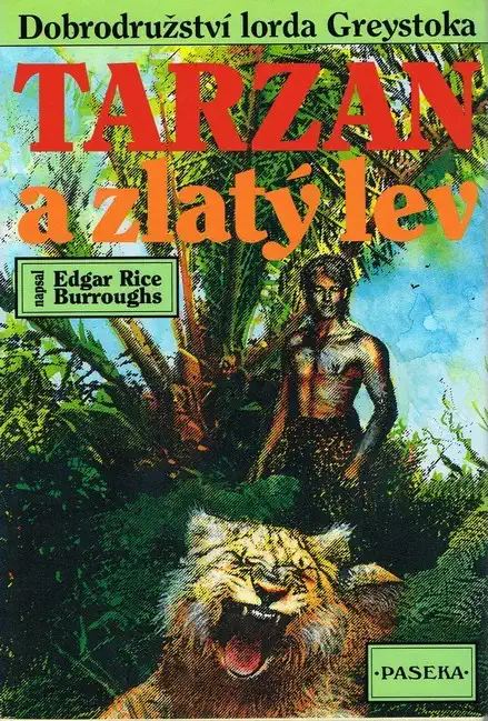 Tarzan a zlatý lev - Edgar Rice Burroughs - bazarové zboží 