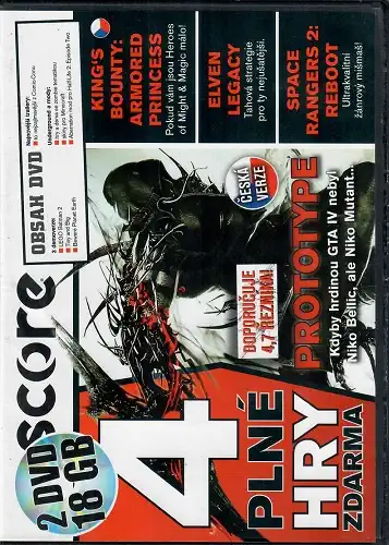4 Plné hry ( Prototype, Kings bounty, Elven legaci, Space rangers 2 ) bazarové zboží