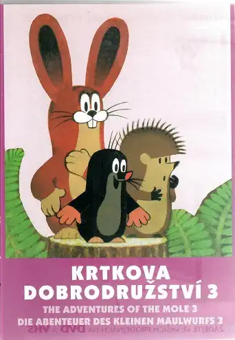 Krtkova dobrodružství 3 plast DVD
