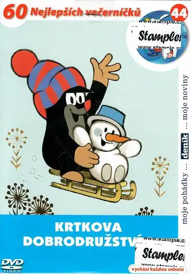 60 večerníčků - 44 - Krtkova dobrodružství 4 ( pošetka ) - DVD