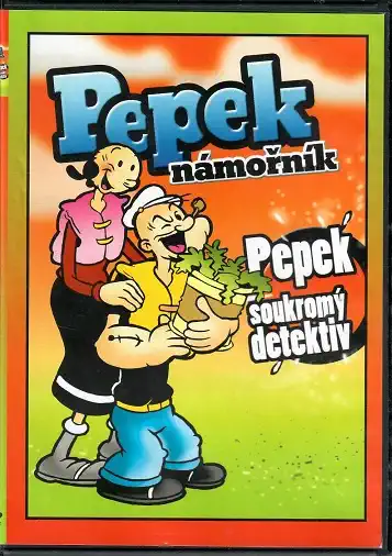 Pepek námořník - Pepek soukromý detektiv ( plast ) DVD