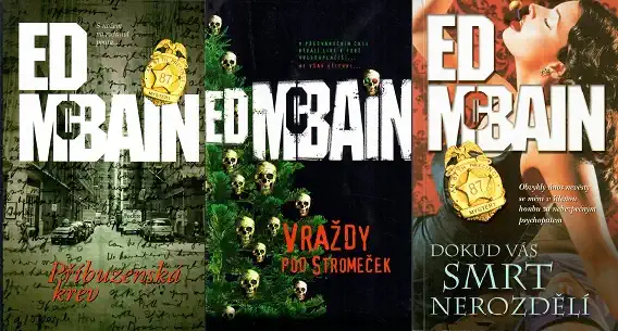 Kolekce ED McBain - Příbuzenská krev / Vraždy pod stromeček / Dokud vás smrt nerozdělí ( bazarové zboží )