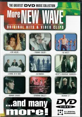 The gratest DVD music collection - More new wave original hits & video clips ( plast ) DVD