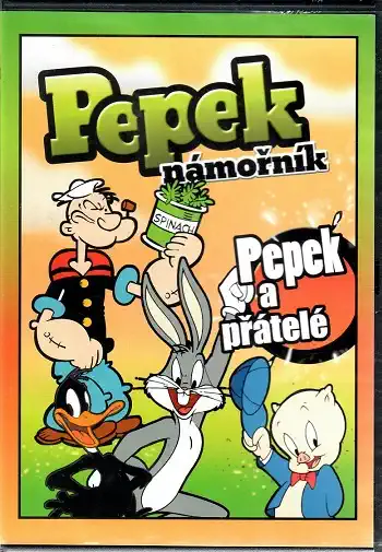Pepek námořník - Pepek a přátelé ( plast ) DVD /bazarové zboží/