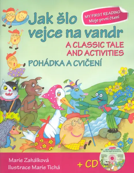 Jak šlo vejce na vandr - pohádka a cvičeí + CD - Marie Zahálková 