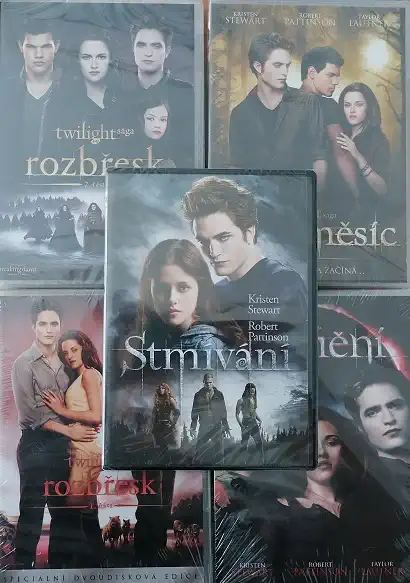 Kolekce Twilight sága 5DVD plast/bazarové zboží/