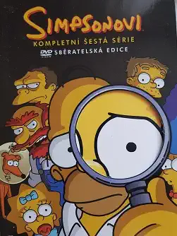 Simpsonovi kompletní 6.série -DVD - bazarové zboží