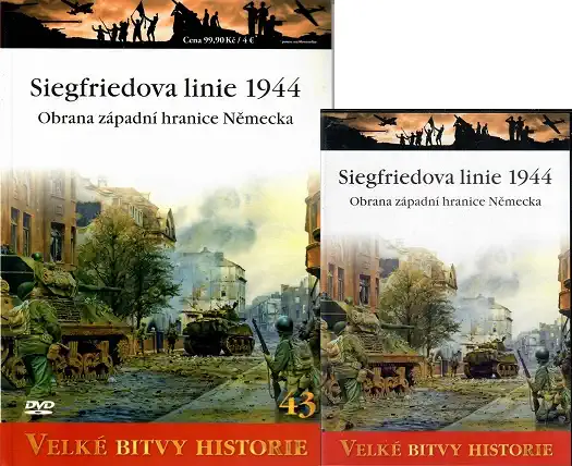 Velké bitvy historie 43 - Siegfriedova linie 1944 (časopis + DVD)